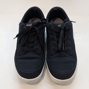 Allbirds Canvas Pacers Natural Black/Blizzard Sole